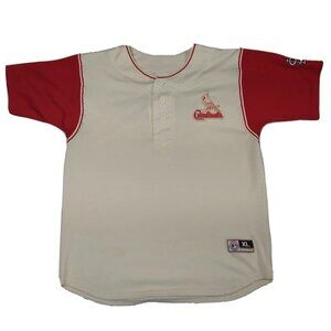 Genuine Merchandise MLB St Louis Cardinals Size Youth 16/18 Baseball Tee beige